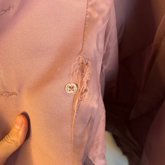 Vintage Dusty Pink Overcoat - Picture 6 of 6